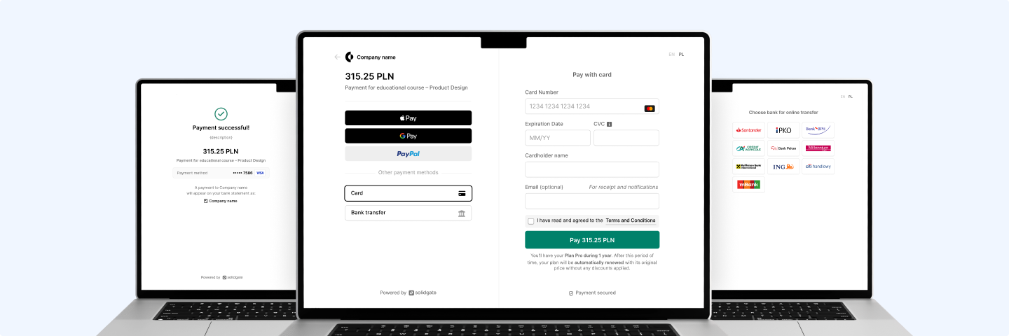 Solidgate payment guide overview