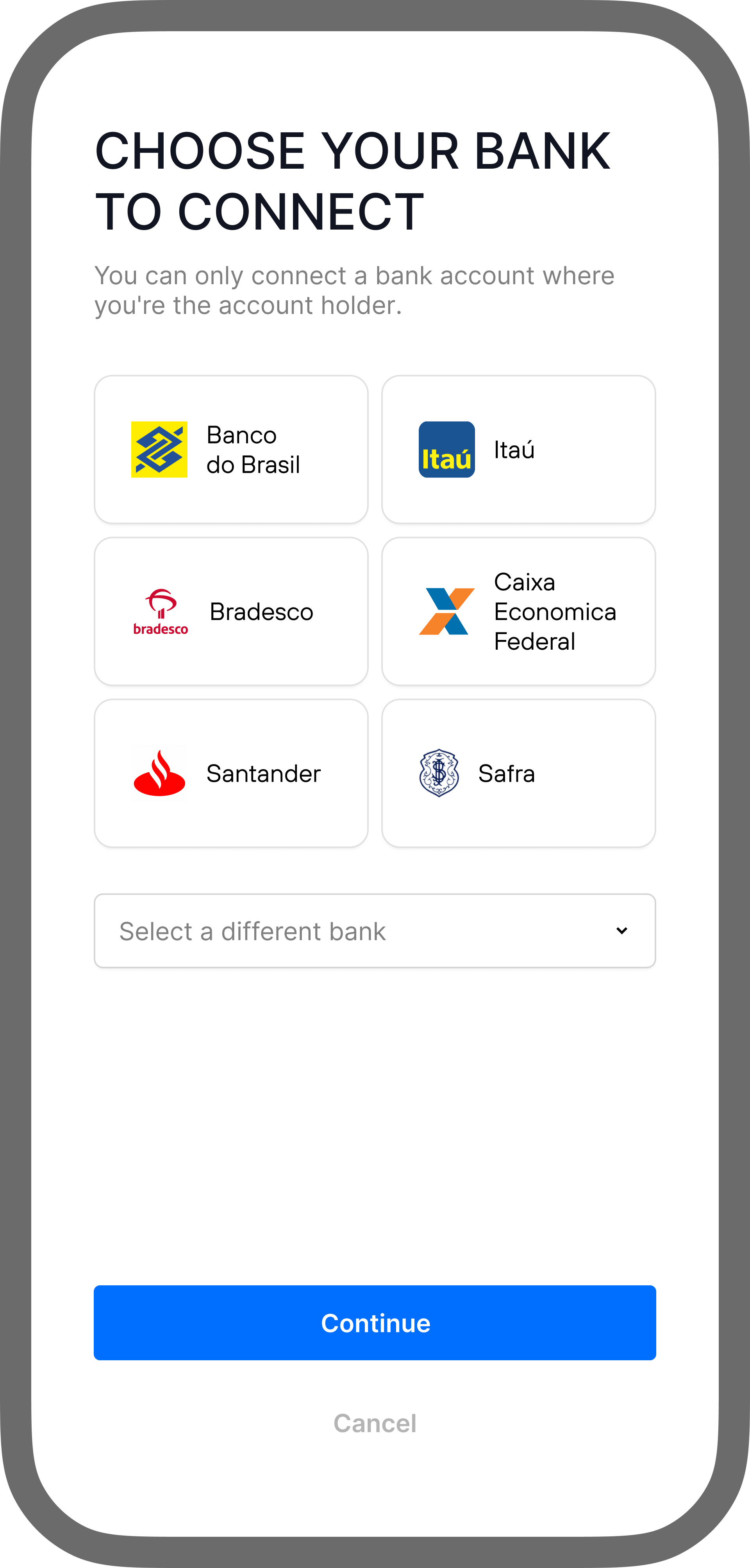 Payment page example