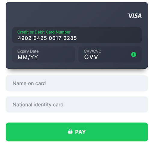 Card template Bangladesh National identity card