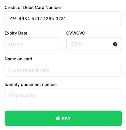 Default template Costa Rica Cédula de Identidad
