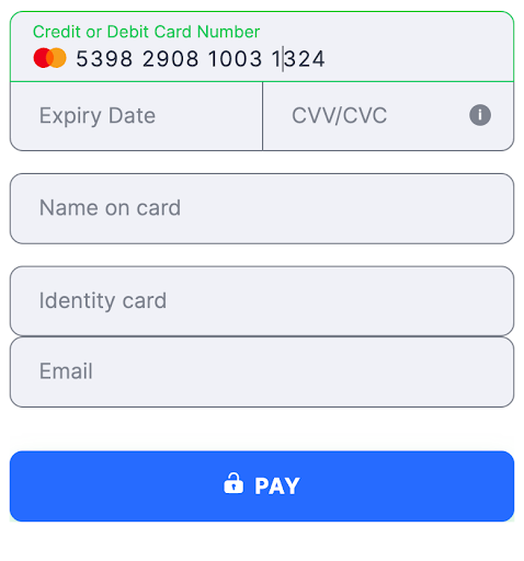 Flat template Egypt Identity card