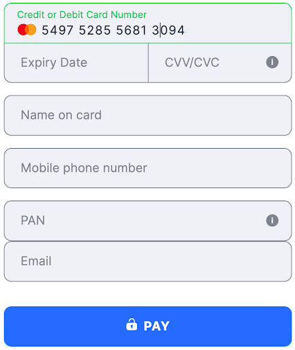 Flat template India PAN