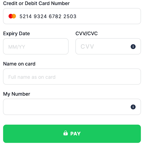 Default template Japan My Number