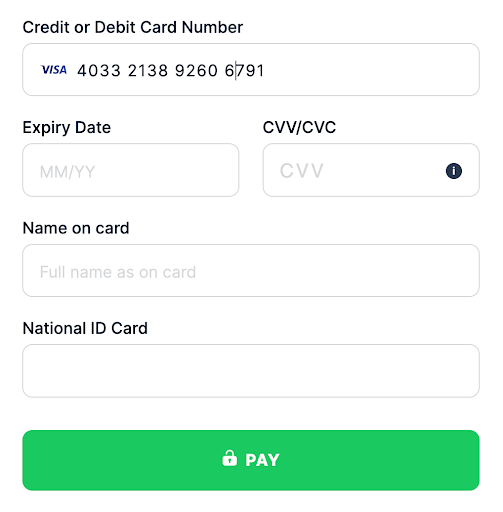Default template Kenya National ID Card