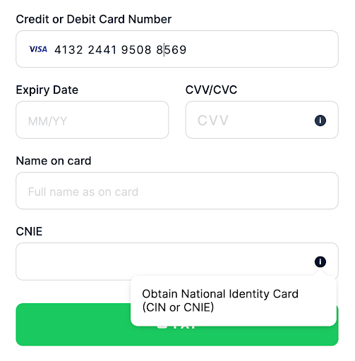 Default template Morocco CNIE