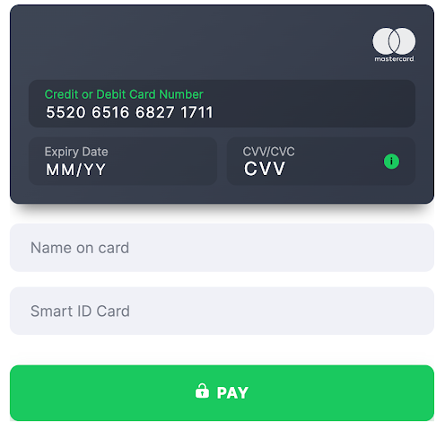 Card template South Africa South African Identity Card