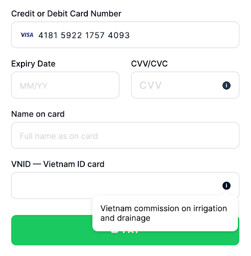 Default template Vietnam VNID