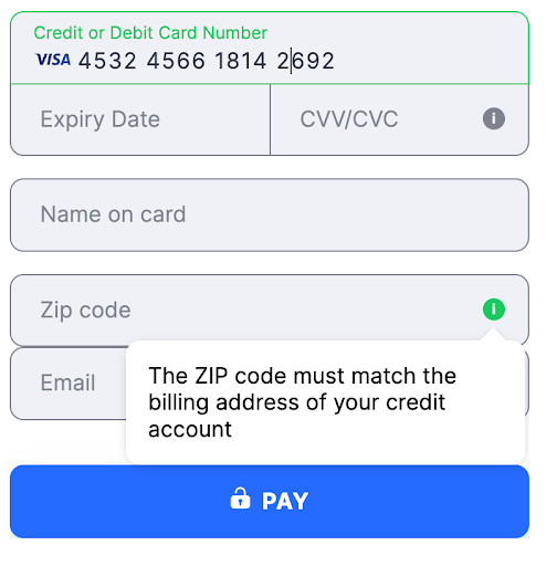 Flat template United States ZIP code